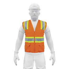 [TRU-13475] CHALECO DE SEGURIDAD NARANJA MAX VISIBILIDAD Y 6 BOLSAS