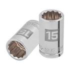 [TRU-13529] DADO DE 15 MM, 12 PUNTAS, CUADRO 1/2', TRUPER