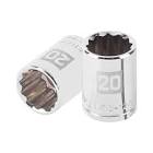 [TRU-13534] DADO DE 20 MM, 12 PUNTAS, CUADRO 1/2', TRUPER