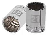 [TRU-13535] DADO DE 21 MM, 12 PUNTAS, CUADRO 1/2', TRUPER
