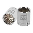 [TRU-13540] DADO DE 26 MM, 12 PUNTAS, CUADRO 1/2', TRUPER