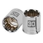[TRU-13544] DADO DE 30 MM, 12 PUNTAS, CUADRO 1/2', TRUPER