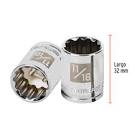[TRU-13587] DADO DE 11/16', 12 PUNTAS, CUADRO 3/8', TRUPER