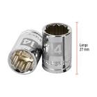 [TRU-13634] DADO DE 14 MM, 12 PUNTAS, CUADRO 3/8', TRUPER