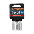 [TRU-13679] DADO DE 15 MM, 6 PUNTAS, CUADRO 3/8', TRUPER