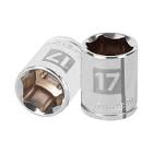 [TRU-13681] DADO DE 17 MM, 6 PUNTAS, CUADRO 3/8', TRUPER