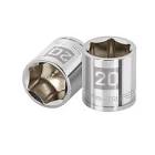 [TRU-13684] DADO DE 20 MM, 6 PUNTAS, CUADRO 3/8', TRUPER