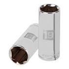 [TRU-13779] DADO LARGO DE 19 MM, 6 PUNTAS, CUADRO 3/8', TRUPER