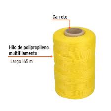 [TRU-14052] CARRETE CON 165 M DE HILO PARA ALBAÑIL AMARILLO, TRUPER