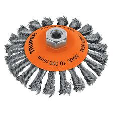 [TRU-14189] CARDA TIPO CÓNICO 5' ALAMBRE TRENZADO, EJE M14, TRUPER