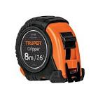 [TRU-14579] FLEXÓMETRO GRIPPER CONTRA IMPACTOS 8 M CINTA 25 MM, TRUPER