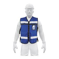 [TRU-14670] CHALECO BRIGADISTA CON CINTAS REFLEJANTES, COLOR AZUL REY