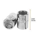 [TRU-14975] DADO DE 27 MM, 6 PUNTAS, CUADRO 3/4', TRUPER