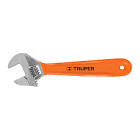 [TRU-15510] LLAVE AJUSTABLE (PERICO) 8' CROMADA MANGO DE PVC, TRUPER