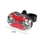 [TRU-16797] LINTERNA TRASERA PARA BICICLETA 9 LEDS CON 2 PILAS AAA