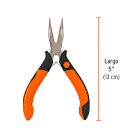 [TRU-17365] MINI PINZA DE PUNTA CURVA 5' MANGO COMFORT GRIP, TRUPER