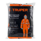[TRU-17407] CONJUNTO IMPERMEABLE DOBLE CAPA NARANJA CON REFLEJANTE, CH