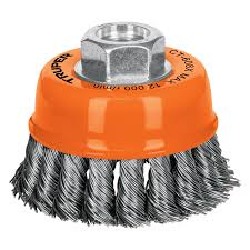 [TRU-17529] CARDA COPA 3' ALAMBRE TRENZADO GRUESO, EJE 5/8'-11, TRUPER