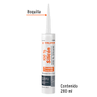 [TRU-17559] SELLADOR TRANSPARENTE 100% SILICÓN DE 280 ML, TRUPER