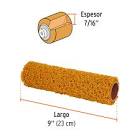 [TRU-17684] FELPA PARA RODILLO PVC 9' X 7/16' TEXTURIZADOS, TRUPER