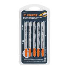 [TRU-18127] BLÍSTER CON 5 SEGUETAS 8 DPP ZANCO 'T' CORTE RECTO MADERA