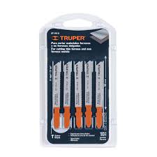 [TRU-18128] BLÍSTER CON 5 SEGUETAS 21 DPP ZANCO 'T' CORTE RECTO METAL