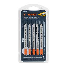 [TRU-18137] BLÍSTER CON 5 SEGUETAS 8 DPP ZANCO 'U' CORTE RECTO MADERA