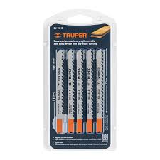 [TRU-18140] BLÍSTER CON 5 SEGUETAS 6 DPP ZANCO 'U' CORTE RECTO MADERA