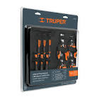 [TRU-18200] JUEGO 6 DESARMADORES DE JOYERO Y 4 MINI PINZAS COMFORT GRIP