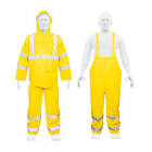 [TRU-18417] CONJUNTO IMPERMEABLE DOBLE CAPA AMARILLO CON REFLEJANTE, G