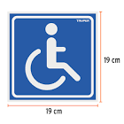 [TRU-18479] LETRERO 'EXCLUSIVO PERSONAS CON DISCAPACIDAD',19X19CM