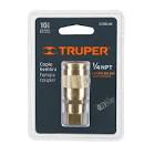[TRU-19029] COPLE RÁPIDO DE LATÓN, CUERDA 1/4 NPT, TRUPER