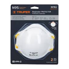 [TRU-19753] BLÍSTER CON 2 RESPIRADORES N95 PARA POLVOS Y PARTÍCULAS