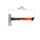 [TRU-19796] HACHA PARA RAJAR MADERA 3 LB, MANGO FIBRA DE VIDRIO 16'