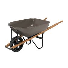[PRE-20625] CARRETILLA 5.5FT3 GRIS IMPONCHABLE BASTIDORES MADERA, PRETUL