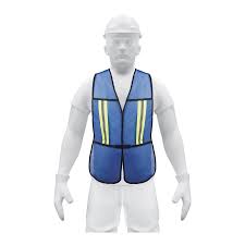 [PRE-21027] CHALECO DE SEGURIDAD CON CINTAS REFLEJANTES, AZUL, PRETUL