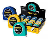 [PRE-21607] FLEXÓMETRO 3 M CINTA 13 MM, DISPLAY BOX CON 24 PZAS, PRETUL