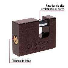 [HER-22515] CANDADO ANTIPALANCA 50 MM CUERPO DE HIERRO, HERMEX BASIC