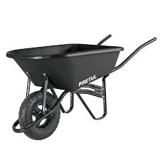 [PRE-22703] CARRETILLA CONCHA PLÁSTICA 5 FT3 NEUMÁTICA B/TUBULAR, PRETUL