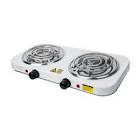 [VOL-23032] PARRILLA ELÉCTRICA 2 QUEMADORES EN ESPIRAL, BLANCA, BASIC