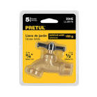 [PRE-23145] LLAVE P/MANGUERA, DE LATÓN 100G, 1/2', BLÍSTER, PRETUL