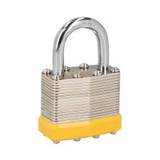 [HER-23503] CANDADO LAMINADO, 40MM, GANCHO CORTO, BLISTER, HERMEX BASIC