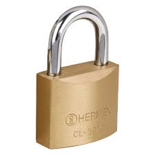 [HER-23511] CANDADO DE LATÓN 50 MM LLAVE TETRA EN BLÍSTER, HERMEX BASIC