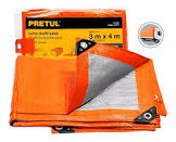 [PRE-23757] LONA 3 X 4 M, NARANJA, PRETUL