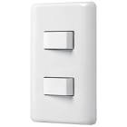 [VOL-25080] PLACA ARMADA CON 2 INTERRUPTORES SENCILLOS, VOLTECK BASIC