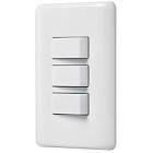 [VOL-25083] PLACA ARMADA CON 3 INTERRUPTORES SENCILLOS, VOLTECK BASIC