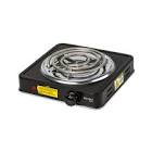 [VOL-26093] PARRILLA ELÉCTRICA 1 QUEMADOR EN ESPIRAL, NEGRA, BASIC