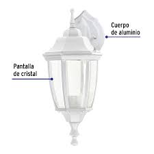 [VOL-47290] ARBOTANTE TIPO FAROL TRADICIONAL SUSPENDIDO P/EXTERIOR, BCO.